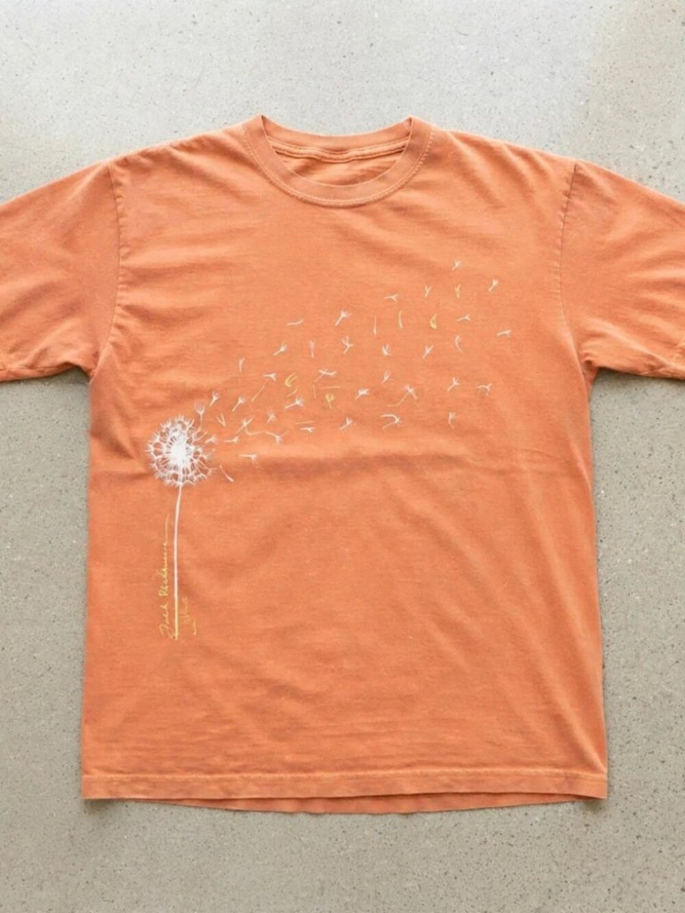 Sara Bareilles Good Grief Tour 2026 Orange T-Shirt Reprint